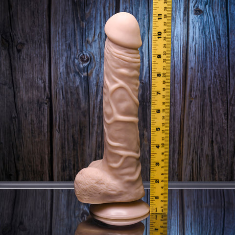 Gender X 10'' FLEXSKIN POSEABLE TRUE FEEL - Light Dildo > Realistic Dildos and Vibes > Penis Dildo