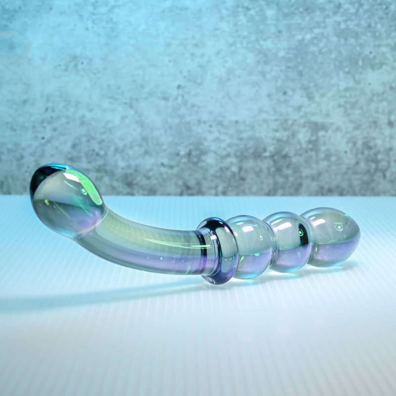 Gender X Lustrous Galaxy Wand – 18.5 cm Double-Ended Glass Massager Secondary image