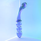 Gender X Lustrous Galaxy Wand – 18.5 cm Double-Ended Glass Massager > Glass > Dildos
