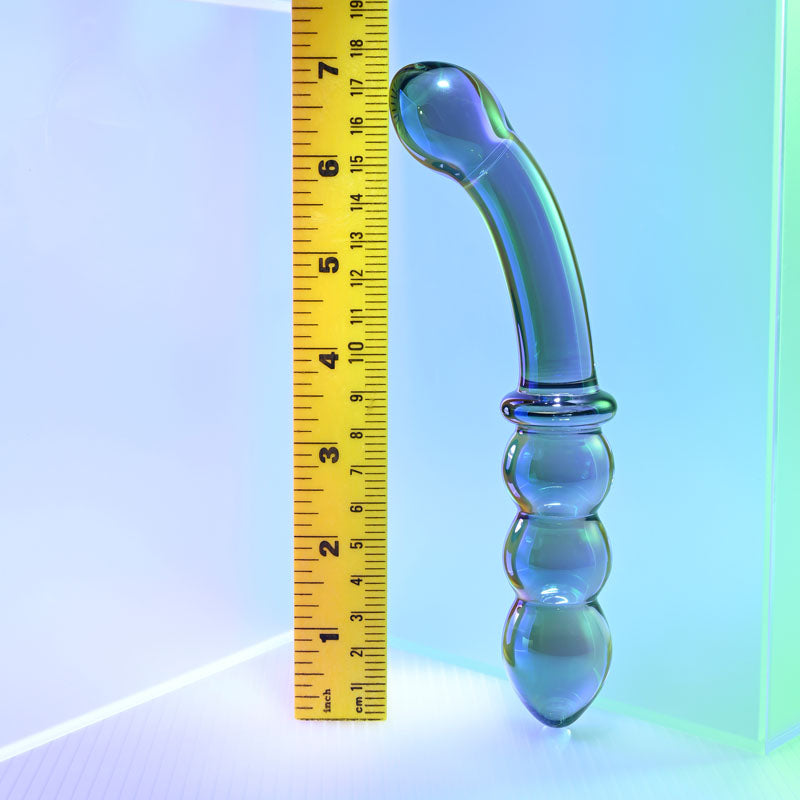 Gender X Lustrous Galaxy Wand – 18.5 cm Double-Ended Glass Massager > Glass > Dildos