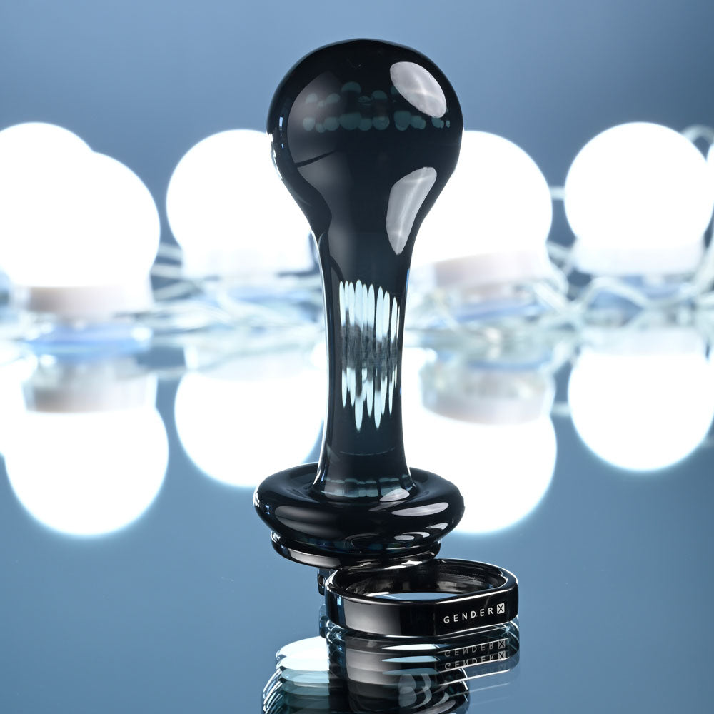 Gender X Blow Pop (Black) – Glass Butt Plug > Glass > Toys