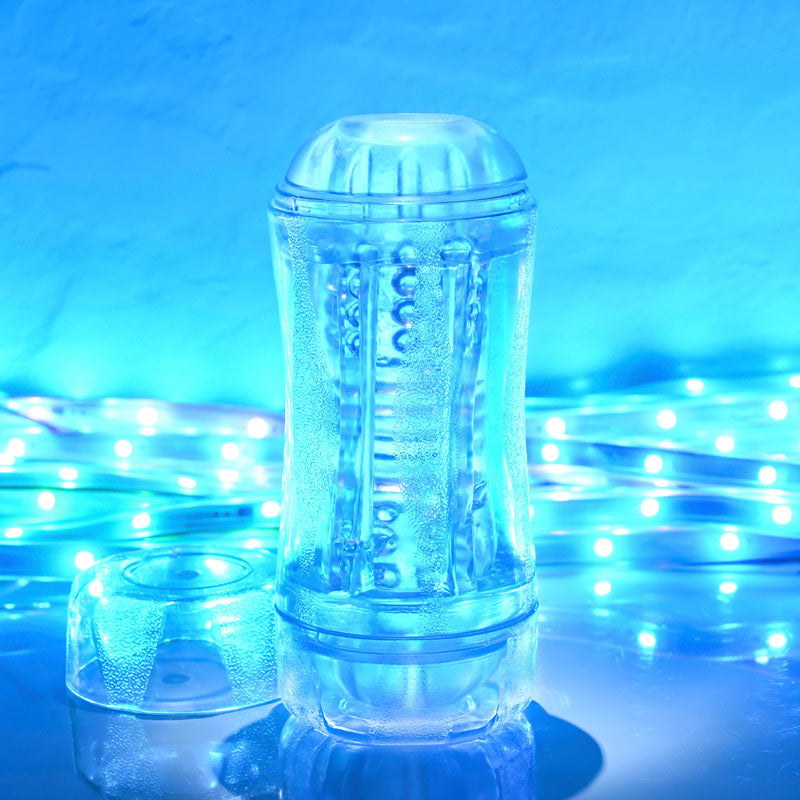 Gender X Double Fantasy – Dual-Ended Transparent Stroker > Sex Toys For Men > Masturbators Cup