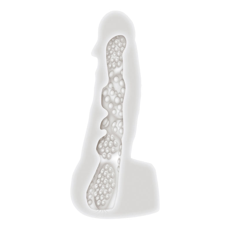 Gender X Stroke and Poke 8 Inch Stroker Dong > Sex Toys For Men > Masturbators > Vibrating