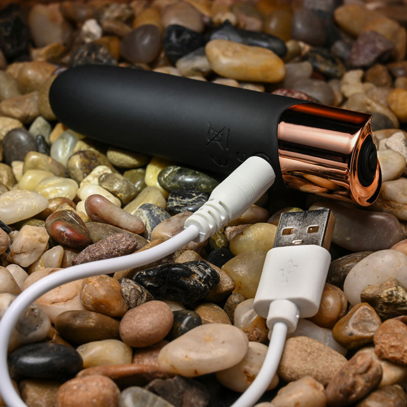 Gender X The Gold Standard Rose Gold 10 cm Bullet Vibrator > Vibrators > Mini Vibrators