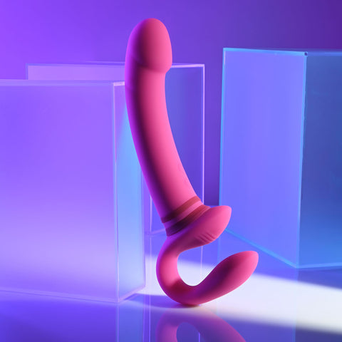 Gender X 21.9 cm USB Rechargeable Strapless Strap-On Vibrator > Realistic Dildos and Vibes > Strapless Strap Ons