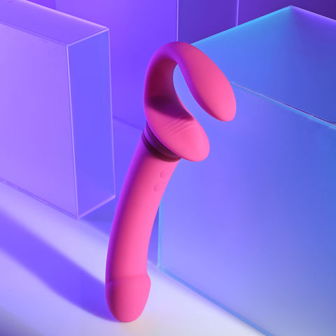 Gender X 21.9 cm USB Rechargeable Strapless Strap-On Vibrator > Realistic Dildos and Vibes > Strapless Strap Ons