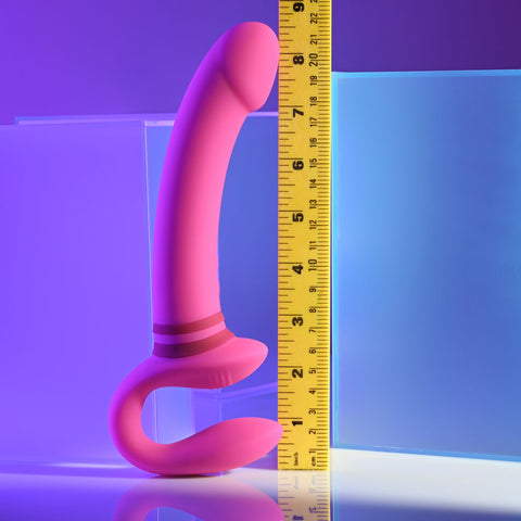 Gender X 21.9 cm USB Rechargeable Strapless Strap-On Vibrator > Realistic Dildos and Vibes > Strapless Strap Ons