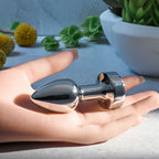 Gender X Rockin Metal Plug Mini – Sleek Tapered Metal Plug, Compact Size > Anal Range > Vibrating Butt Plugs