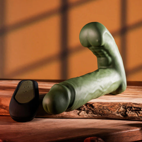 Gender X THE HUNK 15.2 cm USB Thrusting Vibrator with Remote Couples Toys