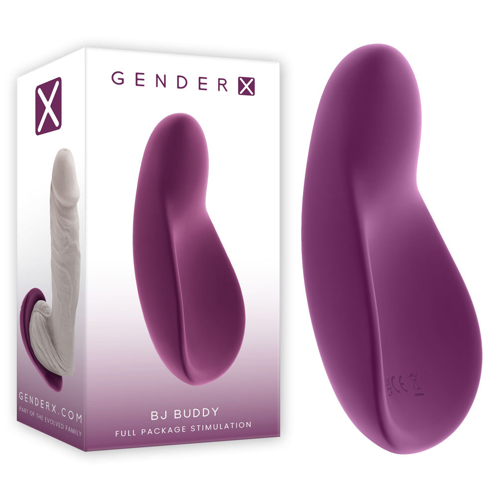 Gender X BJ Buddy – USB Rechargeable Vibrating Unisex Stimulator Purple > Sex Toys > Couples Toys
