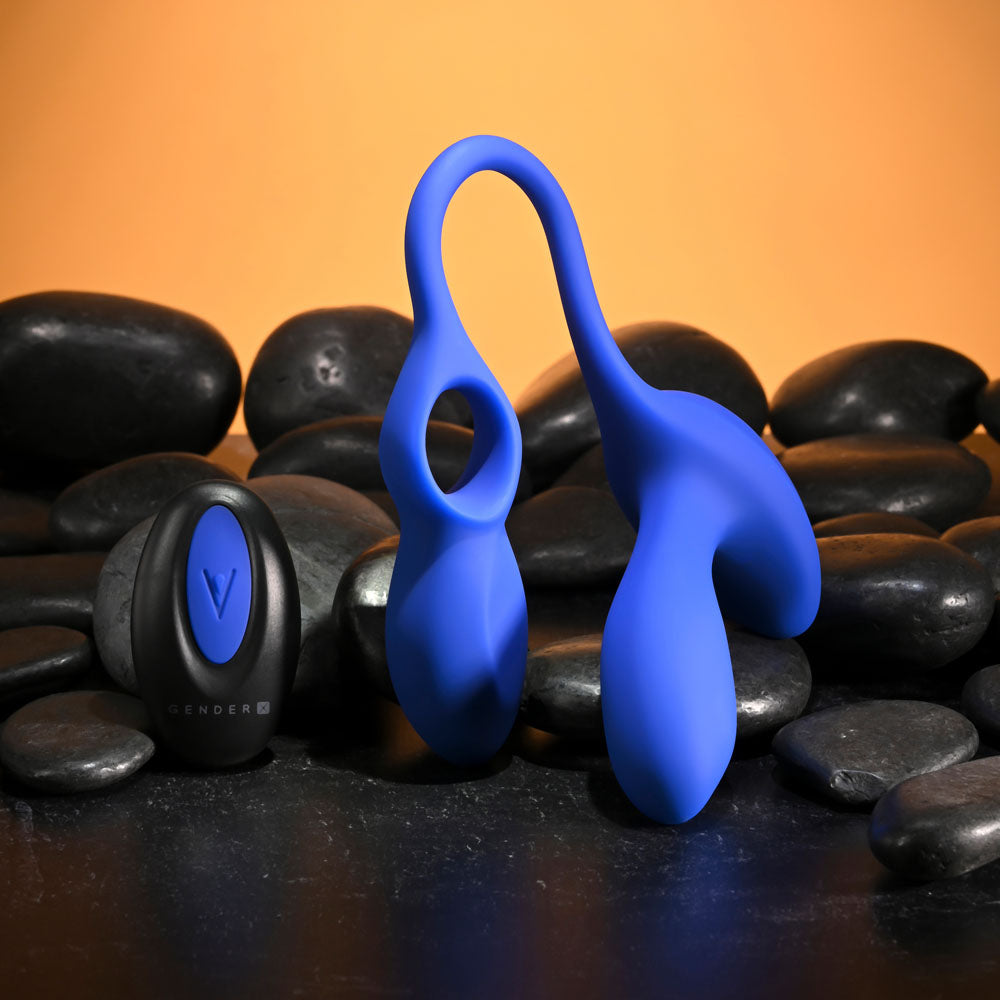 Gender X Back For More Dual USB Rechargeable Dual Stimulator with Wireless Remote Silicone > Sex Toys > Couples Toys