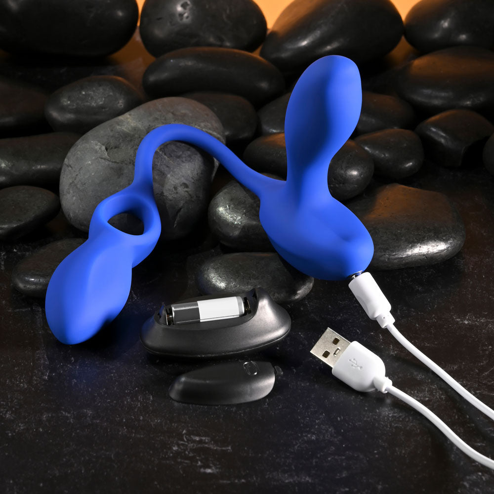 Gender X Back For More Dual USB Rechargeable Dual Stimulator with Wireless Remote Silicone > Sex Toys > Couples Toys