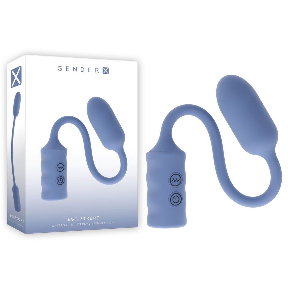 Gender X EGG-STREME - Purple USB Rechargeable Bullet Wand Blue > Sex Toys For Ladies > Vibrating Eggs