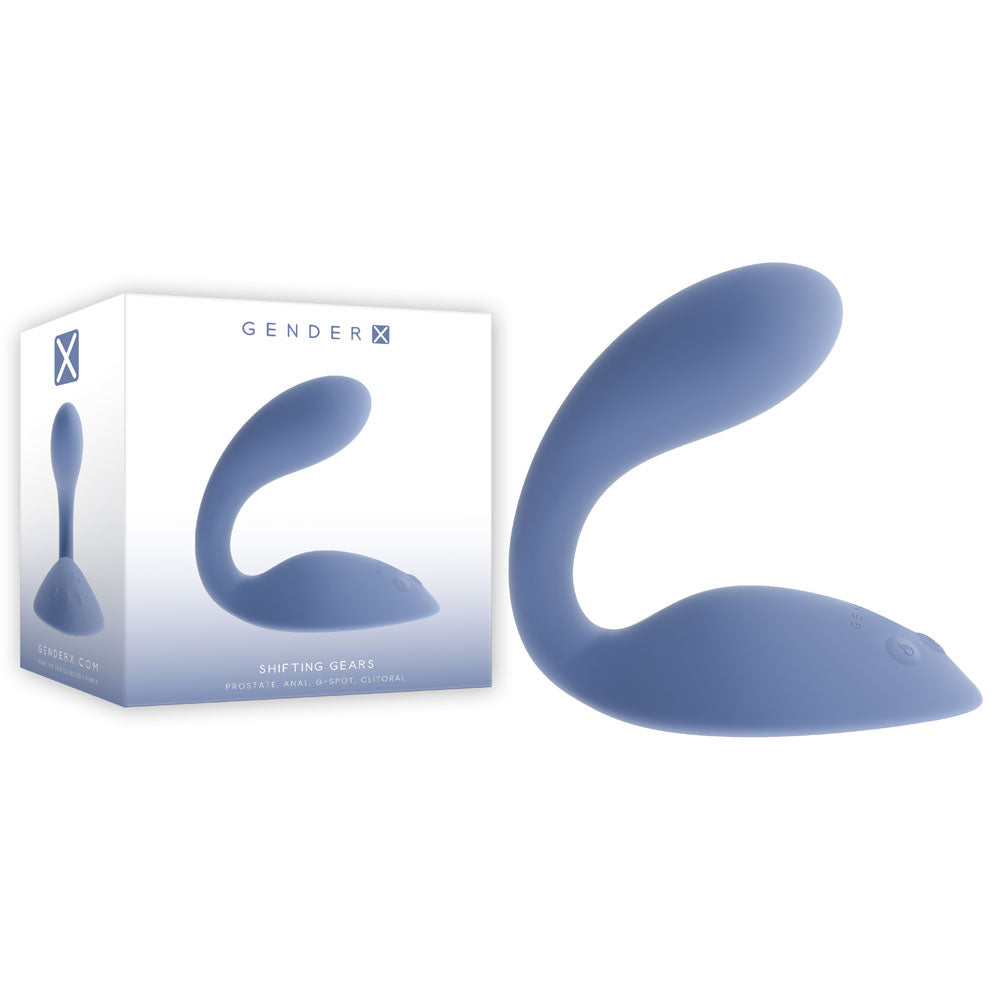 Gender X Shifting Gears – USB Rechargeable Vibrating Grinding Pad Blue > Vibrators > Vibrating Pads Main image
