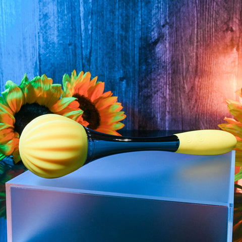 Gender X Sunflower 20 Centimeter USB Rechargeable Massage Wand Electric Massager