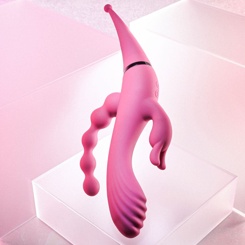 Gender X FOUR BY FOUR -  27.5 cm USB Rechargeable Multi Vibrator