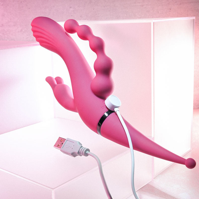 Gender X FOUR BY FOUR -  27.5 cm USB Rechargeable Multi Vibrator