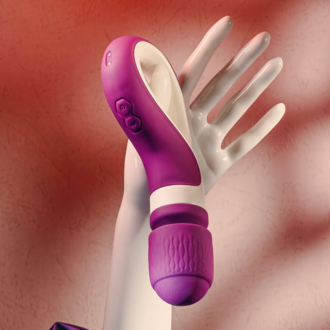 Gender X HANDLE IT - White USB Rechargeable Massager Wand 19cm Electric Massager