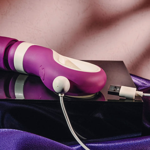 Gender X HANDLE IT - White USB Rechargeable Massager Wand 19cm Electric Massager