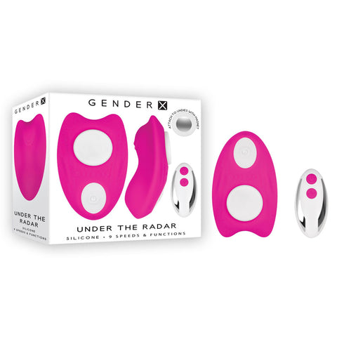 Gender X Under The Radar USB Rechargeable Panty Vibe Pink GENDER EXPRESSION