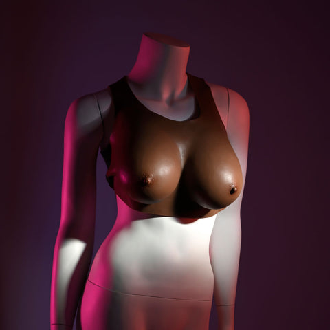 Gender X Undergarments Plate D Cup Dark Bodyforms