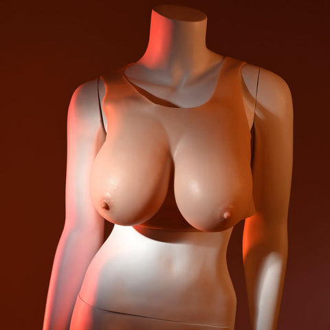 Gender X Plate E-Cup (Light) – Wearable E-Cup Size Breasts Undergarment > Gender > Bodyforms