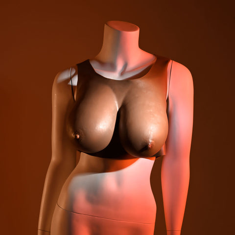 Gender X Undergarments Plate E-Cup Dark Wearable Breasts Bodyforms