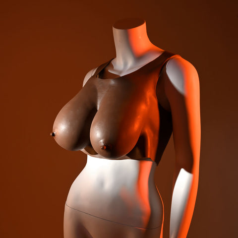 Gender X Undergarments Plate E-Cup Dark Wearable Breasts Bodyforms