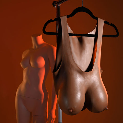 Gender X Undergarments Plate E-Cup Dark Wearable Breasts Bodyforms
