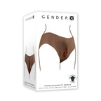 Gender X Undergarments Briefs Dark Silicone Intimate Wear Brown > Gender > Bodywear