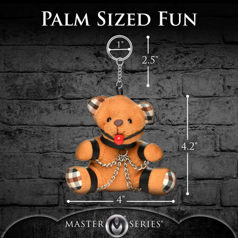Gagged Teddy Bear Keychain Adult Intimacy Novelty Gift > Novelties > Gag Gifts