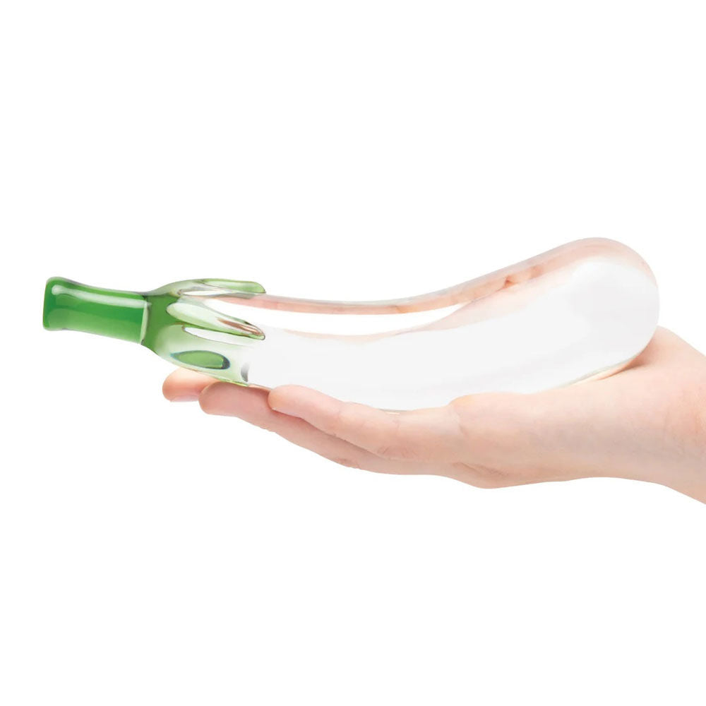 Eggplant Ecstasy (7.25 Inch) – Luxury Glass Dildo > Glass > Dildos