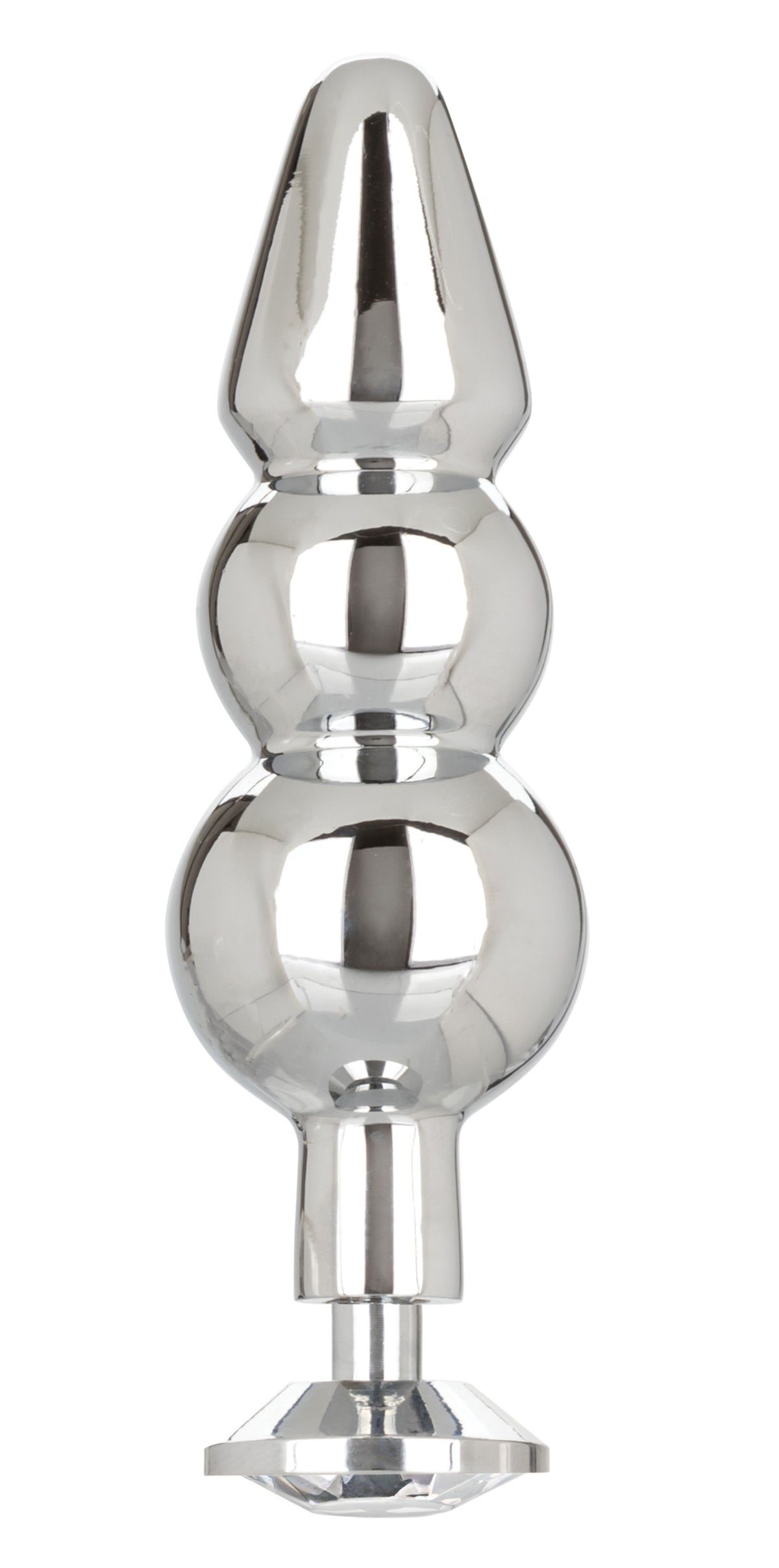 Star Fucker Beaded Plug With Stretchy Black Silicone Dual Enhancer and Silver Metal Probe > Anal Range > Prostate Plugs