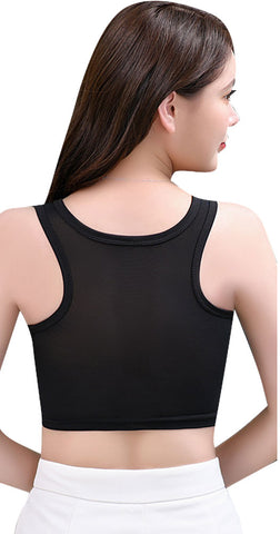 Gender Fluid Chest Compression Binder Black Large Size 32-36 Compression Binders