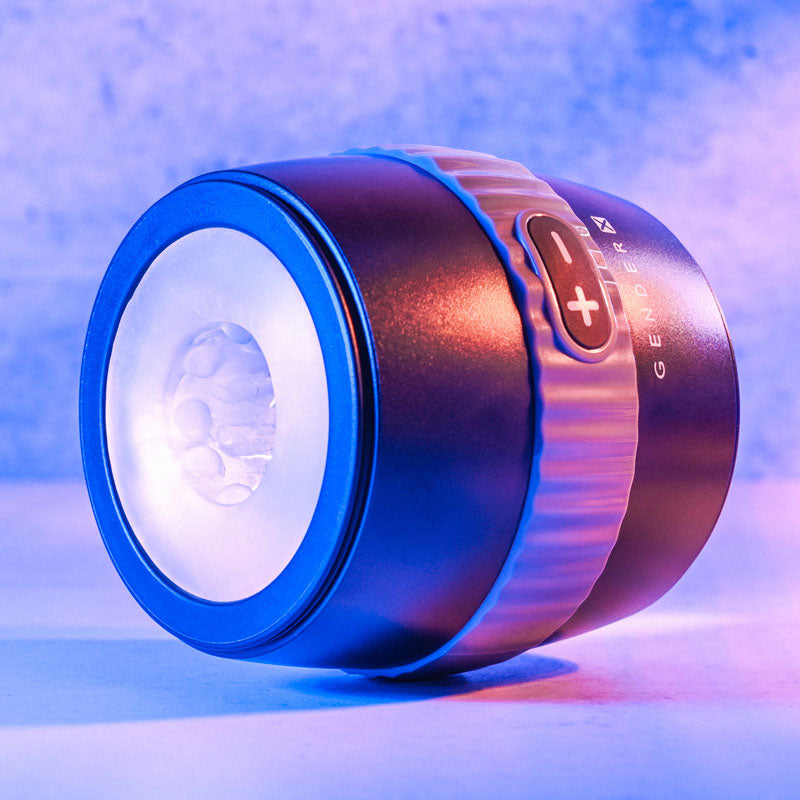 Gender X Barrel of Fun – USB Rechargeable Stroker > Sex Toys For Men > Masturbators > Vibrating