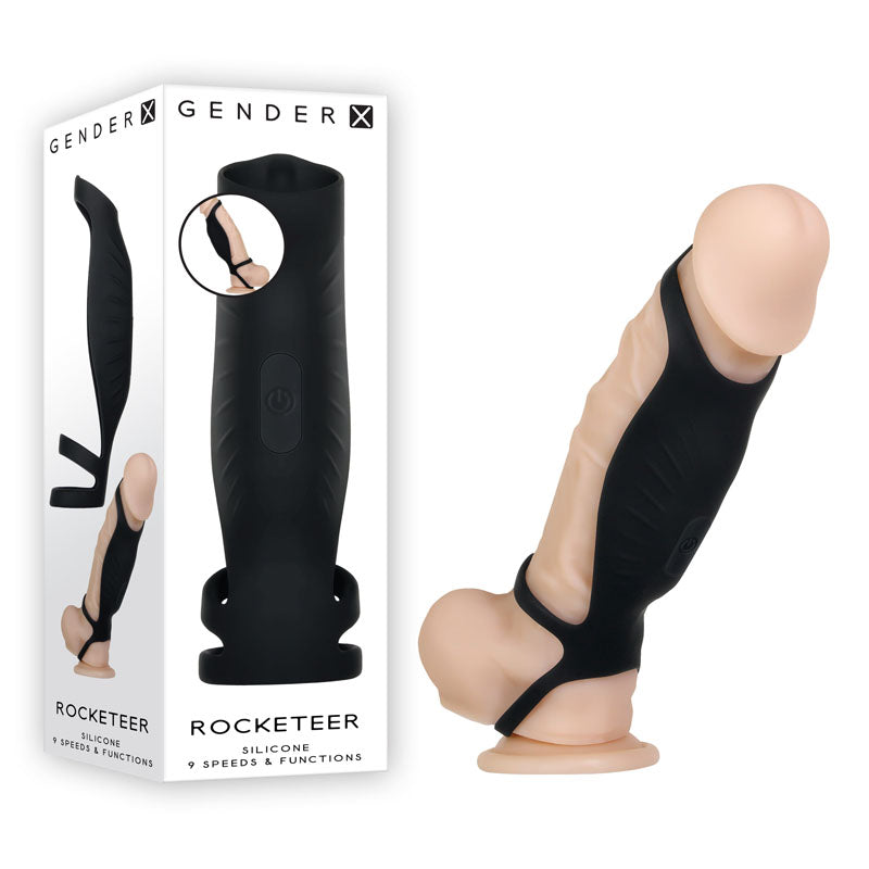 Gender X Rocketeer Vibrating Penis Sleeve > Sex Toys For Men > Penis Sleeves Main image