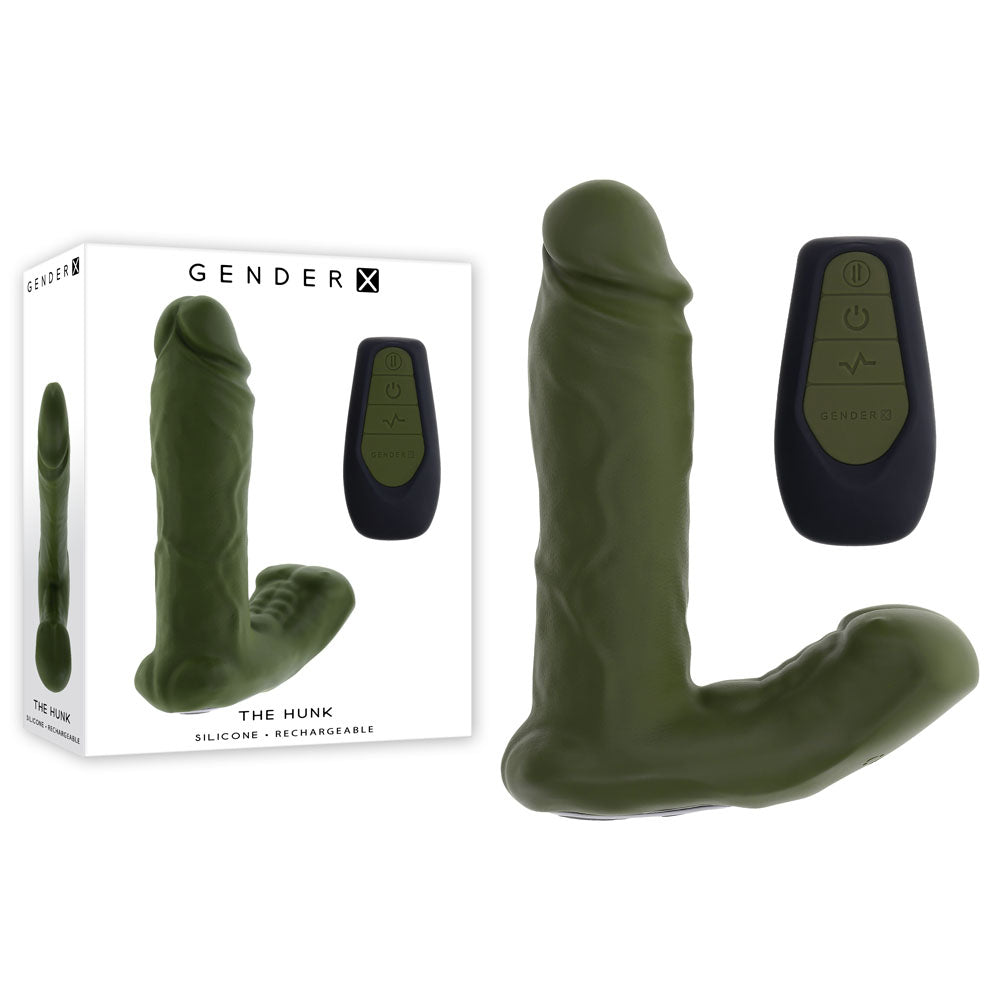 Gender X THE HUNK 15.2 cm Thrusting Vibrator with Remote > Sex Toys > Couples Toys Main image