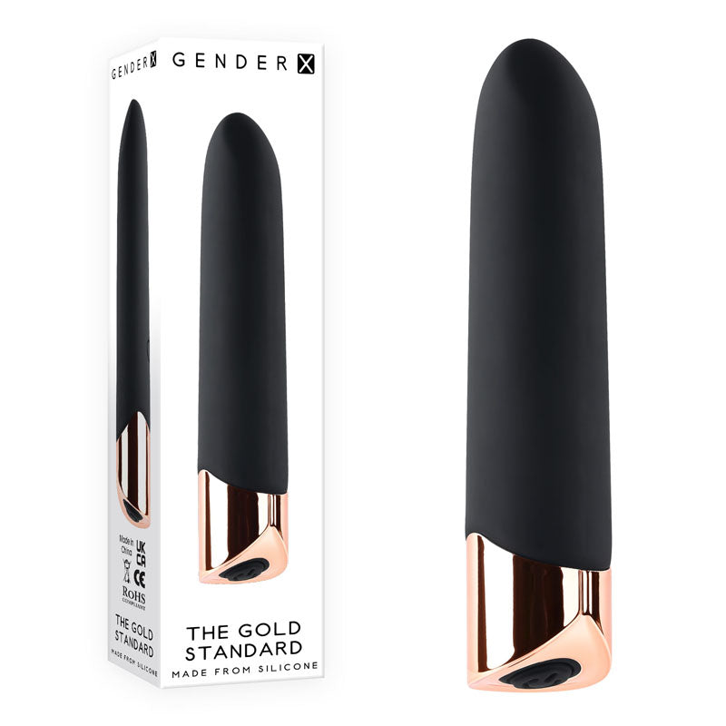 Gender X The Gold Standard Rose Gold 10 cm Bullet Vibrator > Vibrators > Mini Vibrators Main image