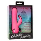 California Dreaming Sacramento Sweetie Pink Dual Stimulator with Rotating Beads and 10 Vibration Modes > Vibrators > Ladies > Rabbit