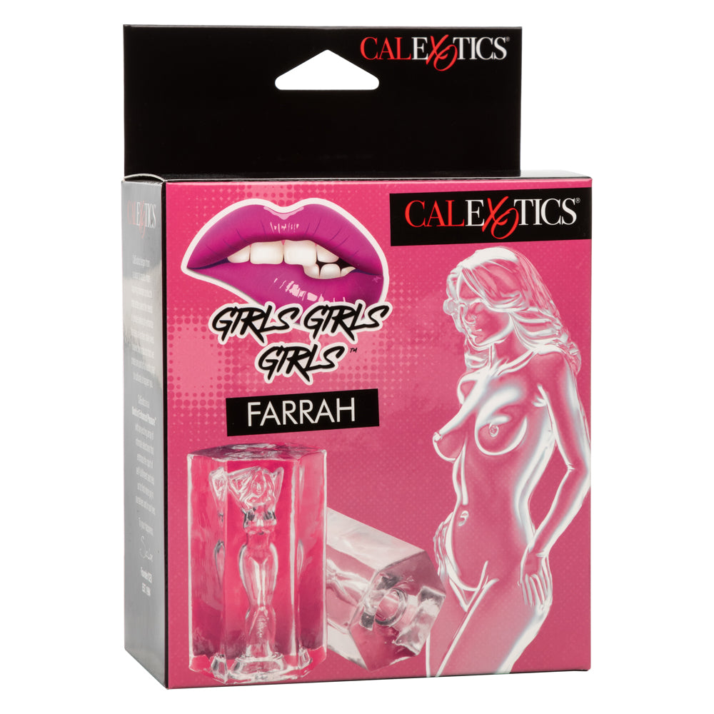 Girls Girls Girls™ Farrah Transparent Travel Masturbator Soft Tight Stretchy Sleeve Secondary image