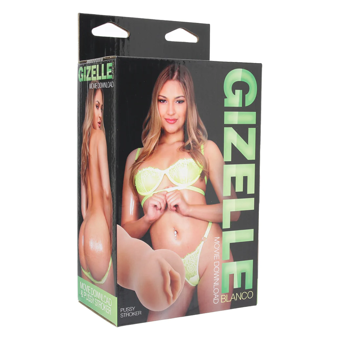 Gizelle Bianco Realistic Pussy Stroker with Plush Interior Strokers - Celebrity