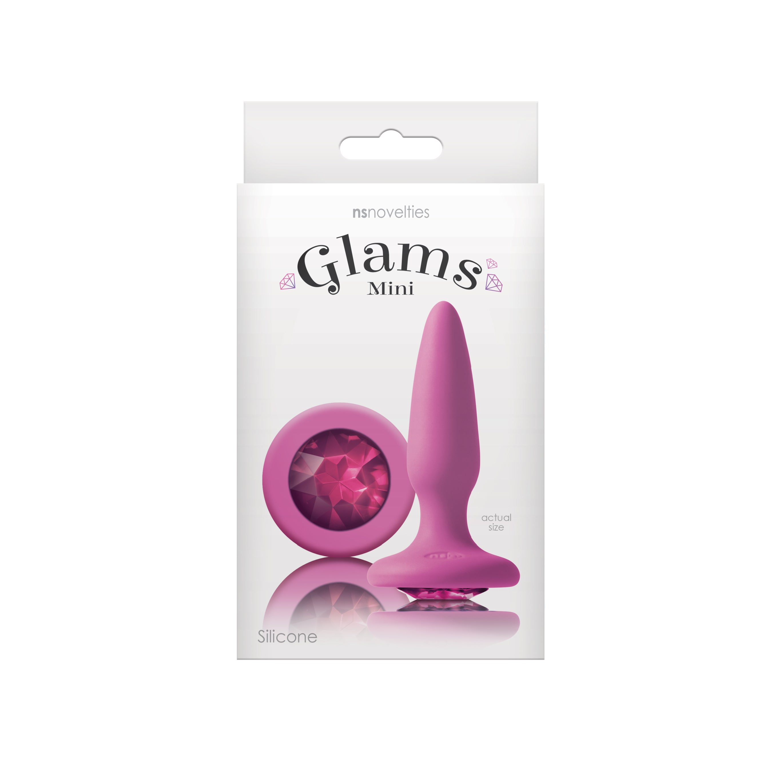 Glams Mini 8.4 cm Butt Plug with Sparkling Gem Secondary image