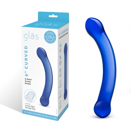 Glas 6 Inch Curved G Spot Dildo > Glass > Dildos