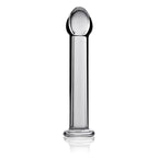 Glass Romance 1 Clear 7in Luxury Glass Dildo 7 Inches > Glass > Dildos