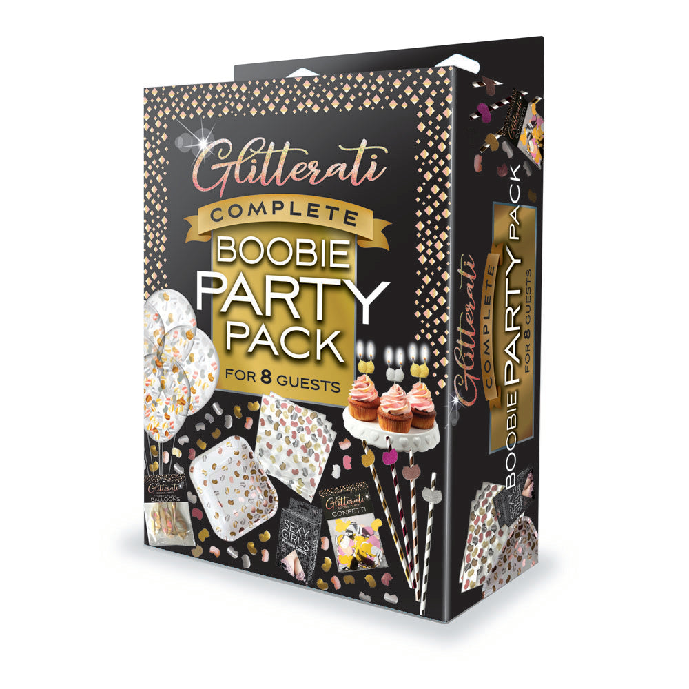 Glitterati Complete Boobie Party Pack for 8 People Default Title Party Supplies