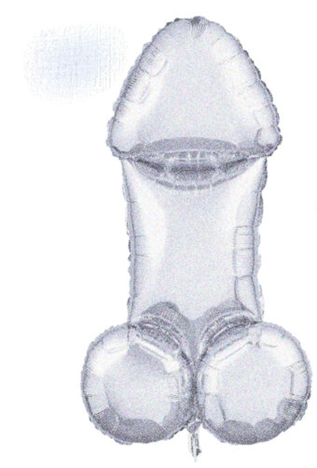 Glitterati Disco Penis 3 Foot Mylar Balloon for Parties Gag Gifts & Novelties