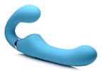 Mighty Rider 10X 8.4 Inch Strapless Strap-On Blue with Remote Control > Dildos > Strapless Strap Ons