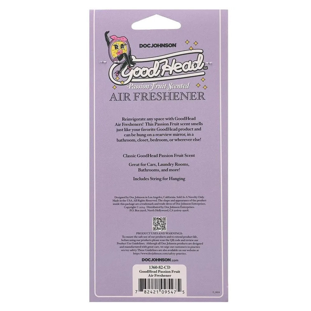 GoodHead Air Freshener Passion Fruit 3.5 oz Scented Freshener Gag Gifts & Novelties
