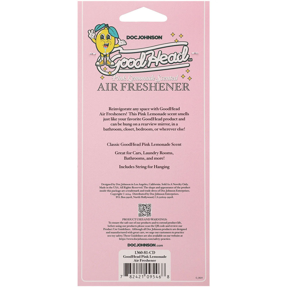GoodHead Air Freshener - Pink Lemonade Scent - 4 oz Freshener Party Supplies