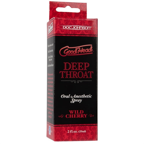 GoodHead Deep Throat Spray 59ml - Wild Cherry > Lube > Oral Gels & Sprays